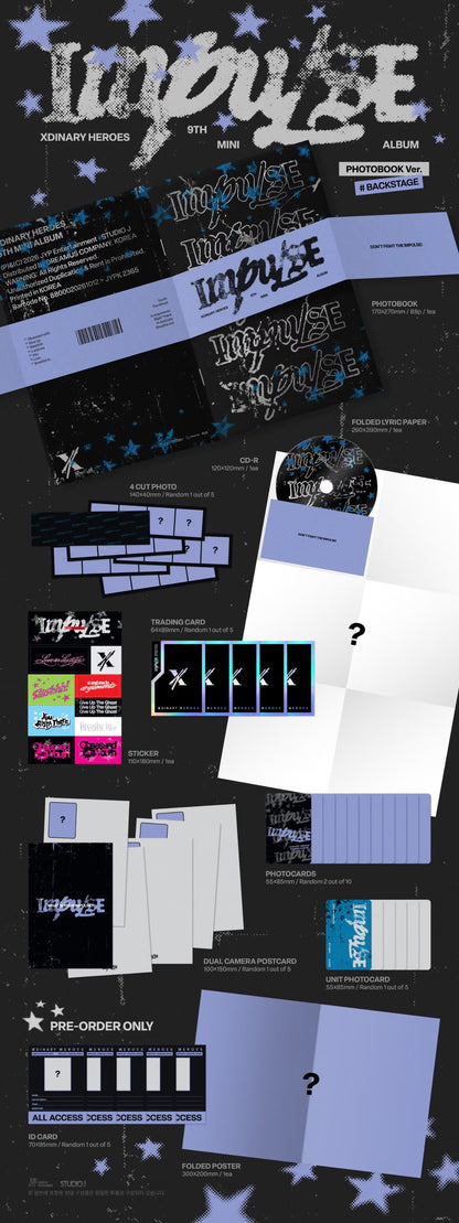 (PRE-ORDER) XDINARY HEROES - 9TH MINI ALBUM [IMPULSE] (2 VERSIONS) RANDOM