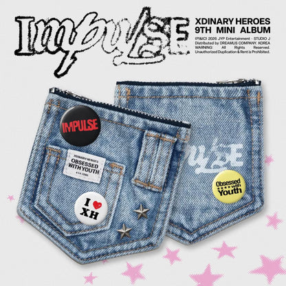 (PRE-ORDER) XDINARY HEROES - 9TH MINI ALBUM [IMPULSE] (DENIM POUCH VER.)