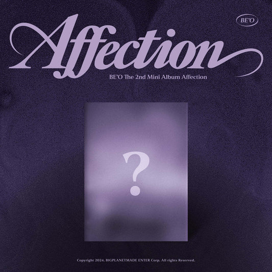 BE'O -THE 2ND MINI ALBUM : AFFECTION [BOX VER.]