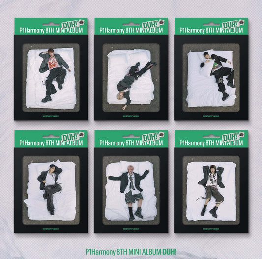 (PRE-ORDER) P1HARMONY - 8TH MINI ALBUM [DUH!] H VER. (6 VERSIONS) RANDOM - LightUpK