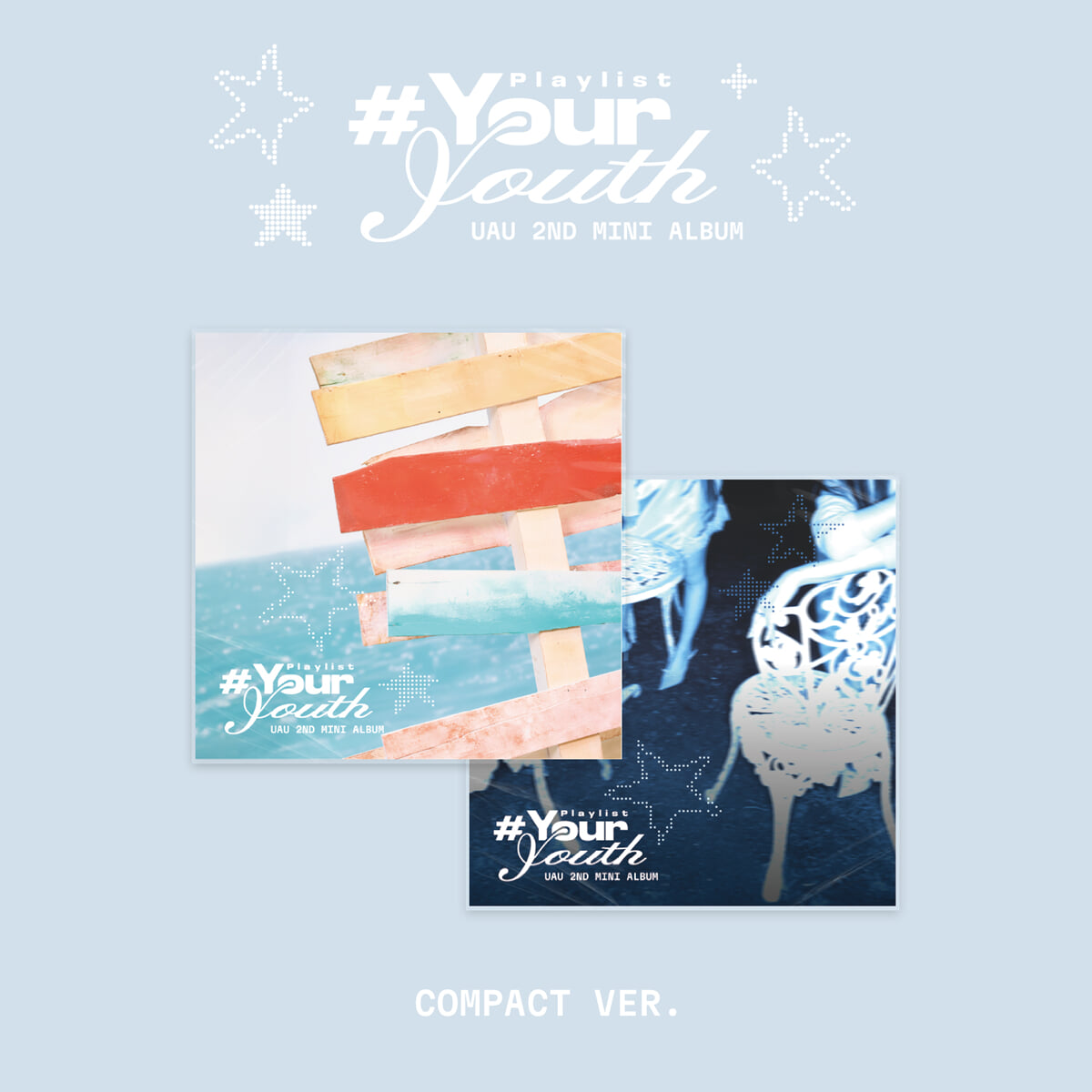 (PRE-ORDER) UAU - 2ND MINI ALBUM PLAYLIST #YOUR YOUTH [COMPACT VER.] (2 VERSIONS) RANDOM