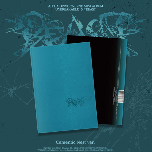 (PRE-ORDER) ALPHA DRIVE ONE - 2ND MINI ALBUM [UNBREAKABLE : 少年BEAST] CEMENTIC NEST VER.