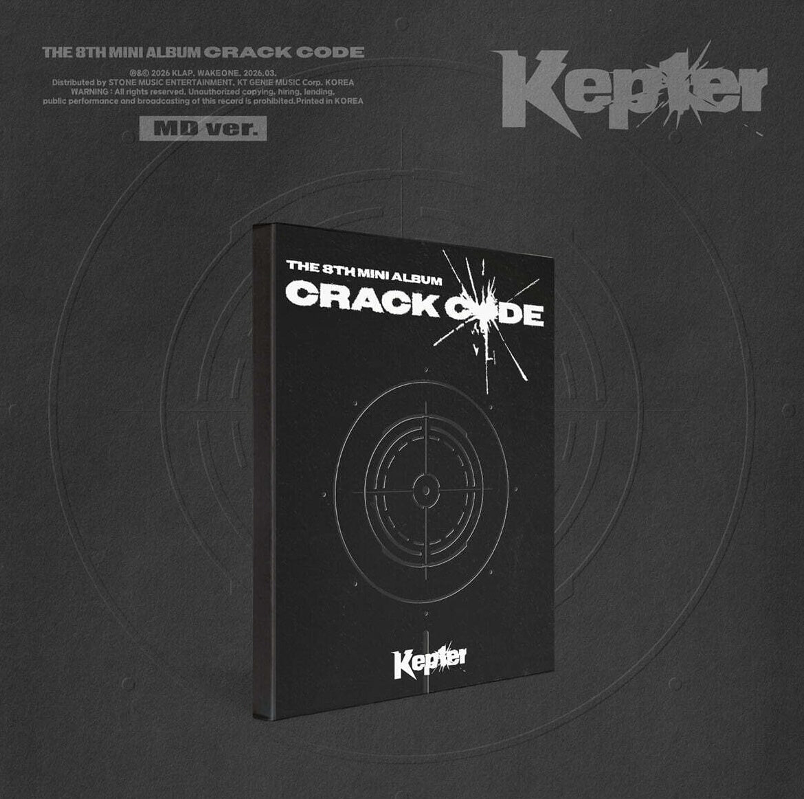 (PRE-ORDER) KEP1ER - THE 8TH MINI ALBUM [CRACK CODE] (MD VER.) - LightUpK