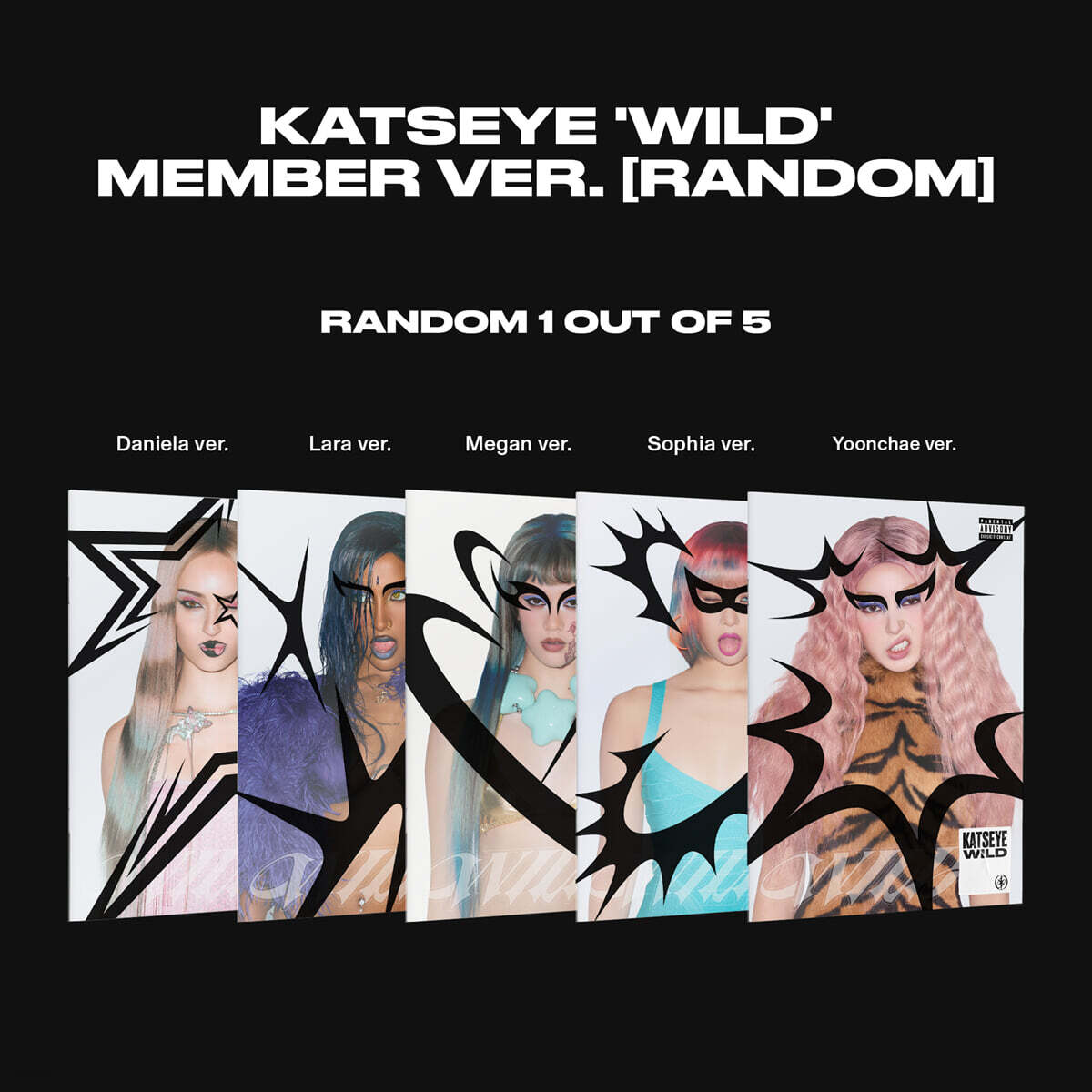 (PRÉCOMMANDE) KATSEYE - WILD (VERSION MEMBRE) (5 VERSIONS) ALÉATOIRE