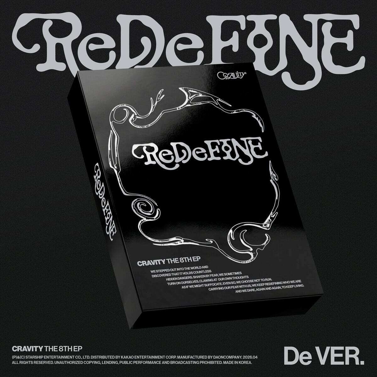 (PRE-ORDER) CRAVITY - 8TH MINI ALBUM [REDEFINE] (DE VER.) - LightUpK
