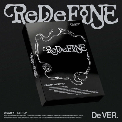 (PRE-ORDER) CRAVITY - 8TH MINI ALBUM [REDEFINE] (DE VER.) - LightUpK