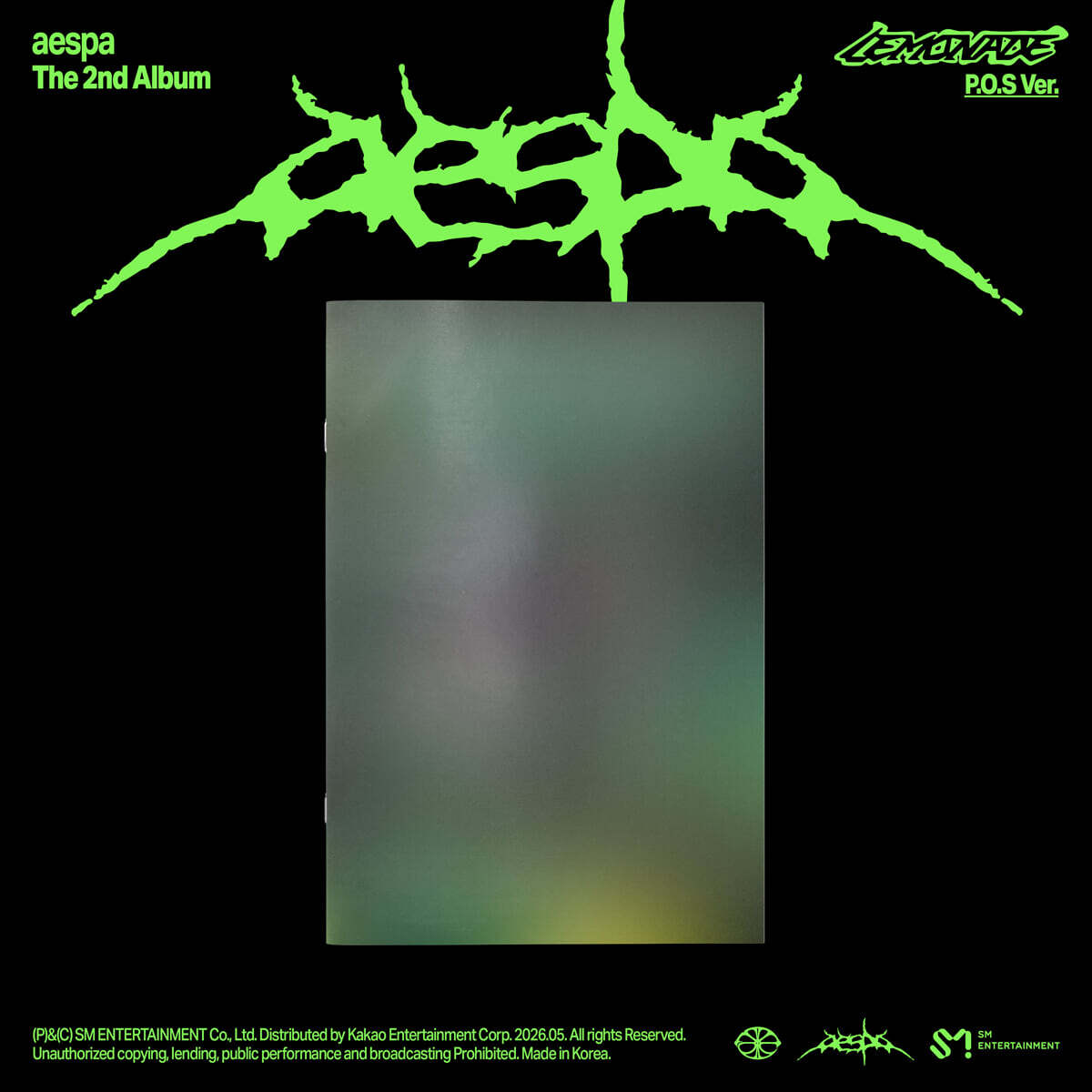 (PRE-ORDER) AESPA - 2ND ALBUM [LEMONADE] (P.O.S VER.) - LightUpK