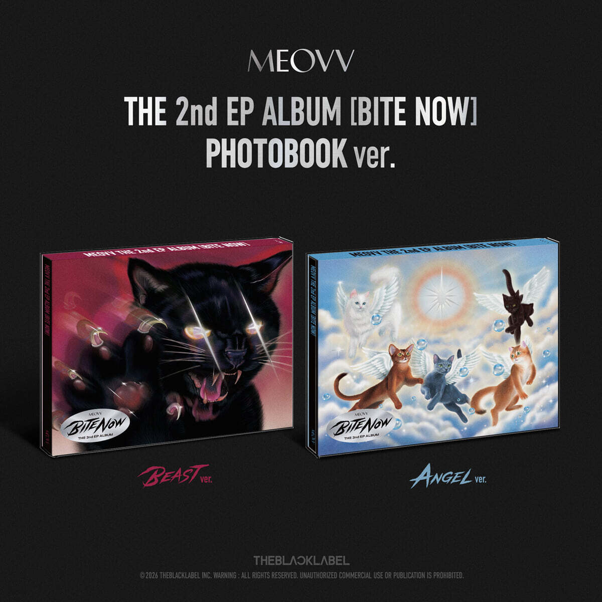 (PRE-ORDER) MEOVV - THE 2ND EP ALBUM [BITE NOW] PHOTOBOOK VER. (2 VERSIONS) RANDOM - LightUpK
