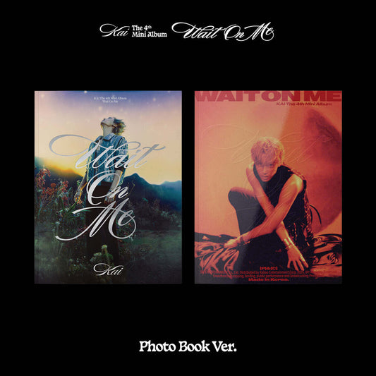 KAI - 4TH MINI ALBUM [WAIT ON ME] (PHOTO BOOK VER.) (2 VERSIONS) - LightUpK