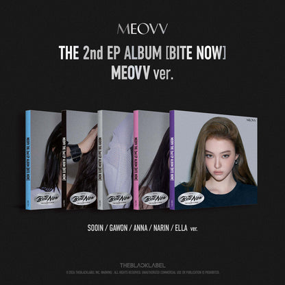 (PRE-ORDER) MEOVV - THE 2ND EP ALBUM [BITE NOW] (MEOVV VER.) (5 VERSIONS) RANDOM - LightUpK