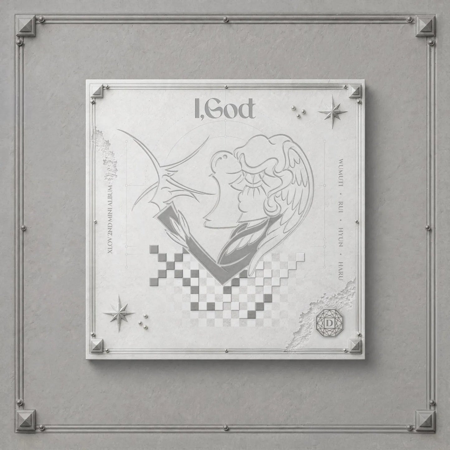 (PRE-ORDER) XLOV - 2ND MINI ALBUM [I,GOD] (4 VERSIONS) RANDOM - LightUpK