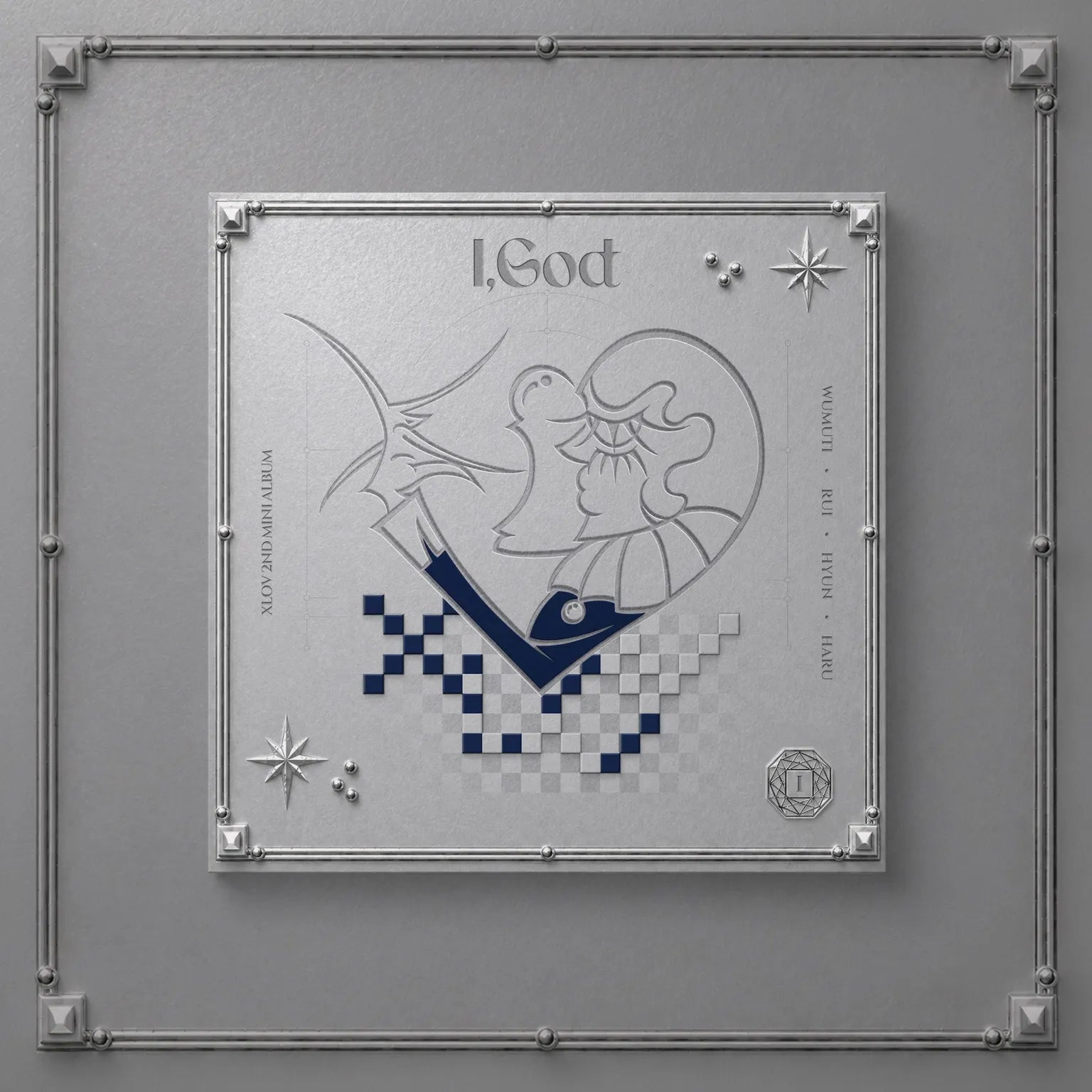 (PRE-ORDER) XLOV - 2ND MINI ALBUM [I,GOD] (4 VERSIONS) RANDOM - LightUpK