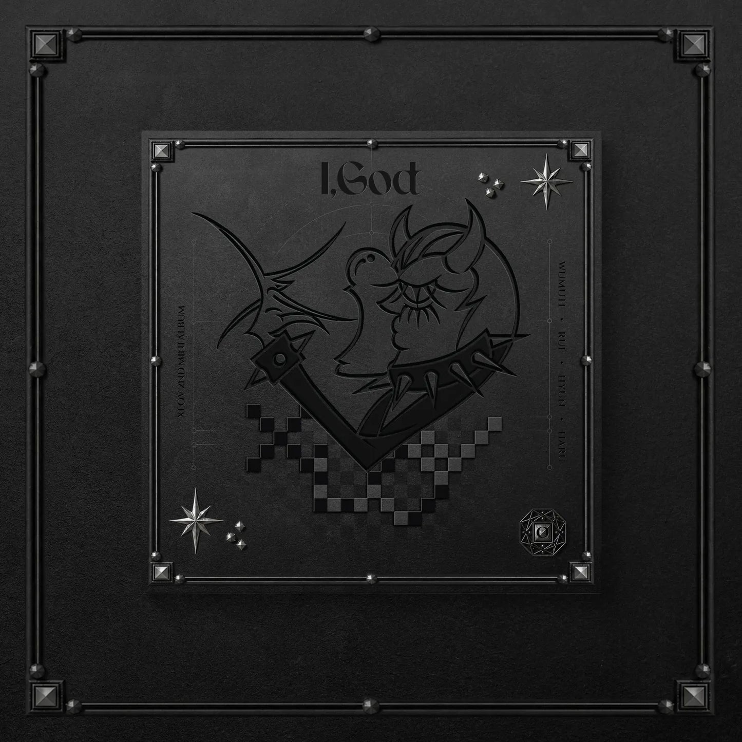 (PRE-ORDER) XLOV - 2ND MINI ALBUM [I,GOD] (4 VERSIONS) RANDOM - LightUpK
