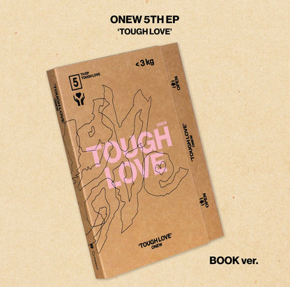 (PRE-ORDER) ONEW - 5TH MINI ALBUM [TOUGH LOVE] (BOOK VER.) - LightUpK