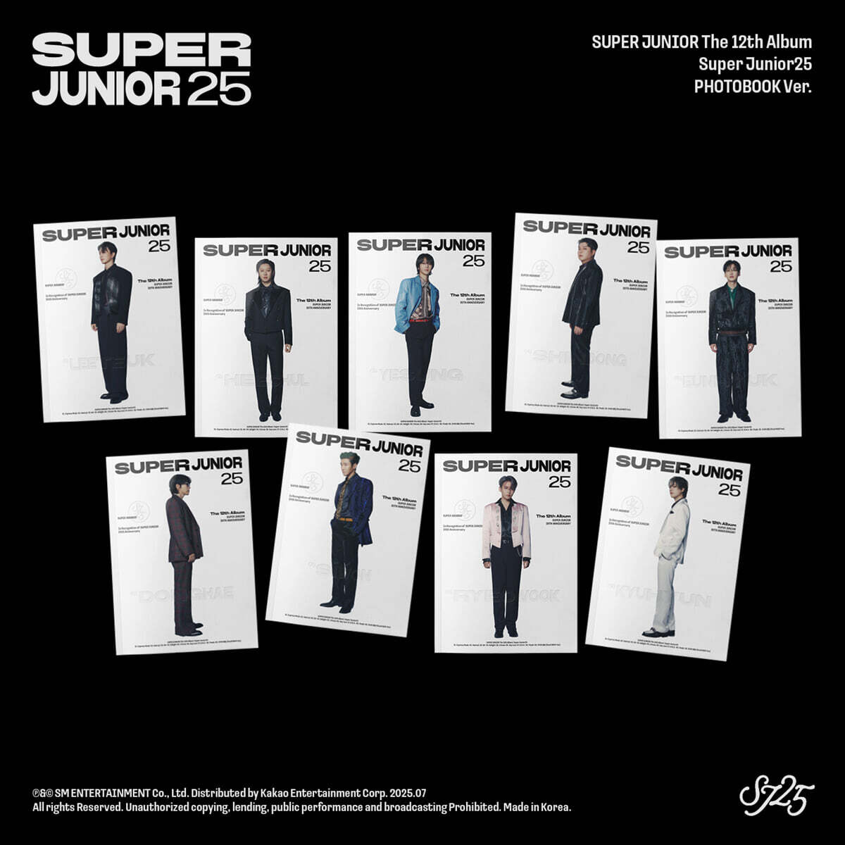 SUPER JUNIOR - 12TH ALBUM [SUPER JUNIOR25] (PHOTOBOOK VER.) (9 VERSIONS) - LightUpK