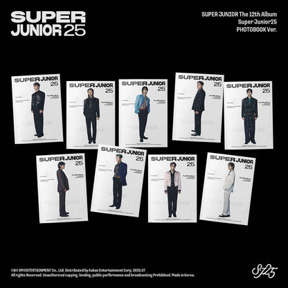 SUPER JUNIOR - 12TH ALBUM [SUPER JUNIOR25] (PHOTOBOOK VER.) (9 VERSIONS) - LightUpK