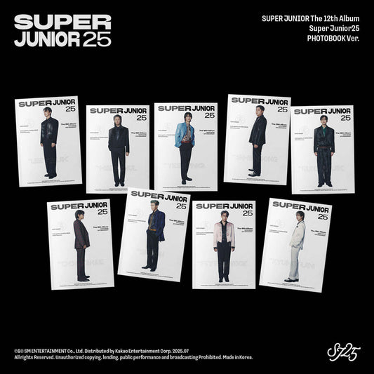 SUPER JUNIOR - 12TH ALBUM [SUPER JUNIOR25] (PHOTOBOOK VER.) (9 VERSIONS) - LightUpK