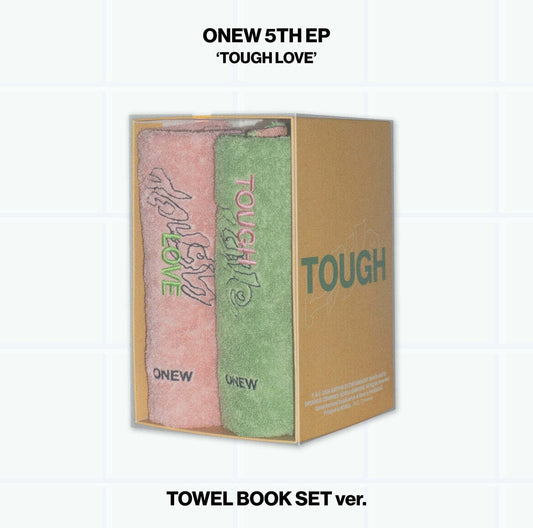 (PRE-ORDER) ONEW - 5TH MINI ALBUM [TOUGH LOVE] (TOWEL BOOK SET VER.) - LightUpK
