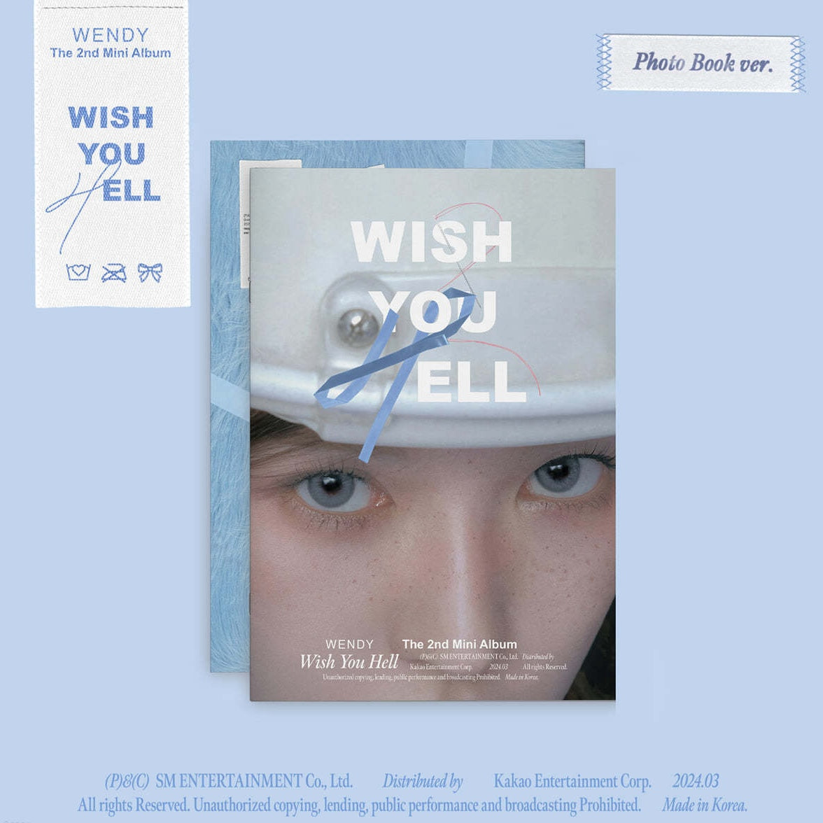 WENDY - 2ND MINI ALBUM [WISH YOU HELL] (PHOTO BOOK VER.) - LightUpK