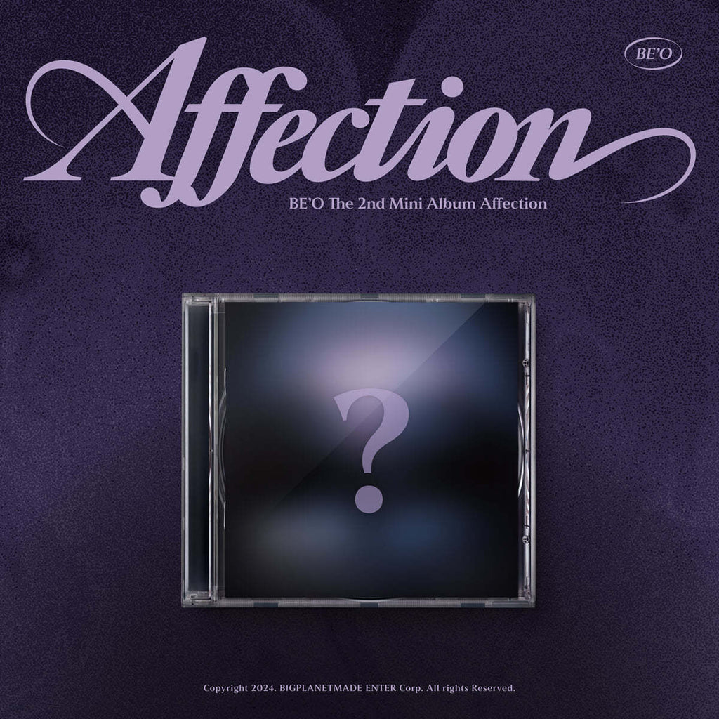 (PRE-ORDER) BE'O -THE 2ND MINI ALBUM : AFFECTION [JEWEL CASE VER.]