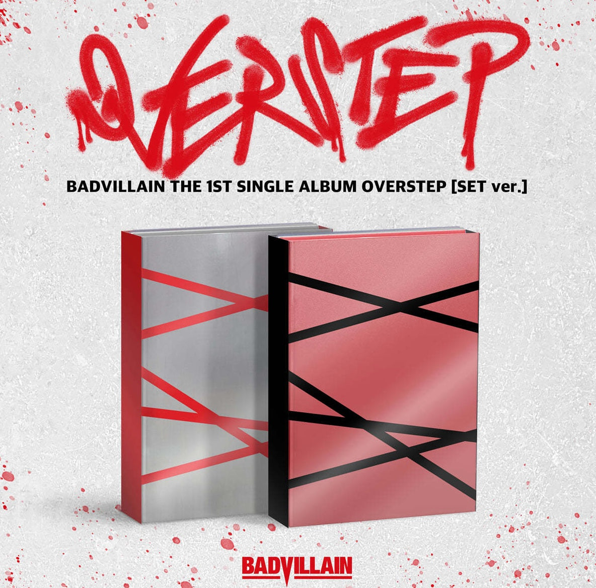 BADVILLAIN - 1ST SINGLE ALBUM [OVERSTEP] (2 VERSIONS)