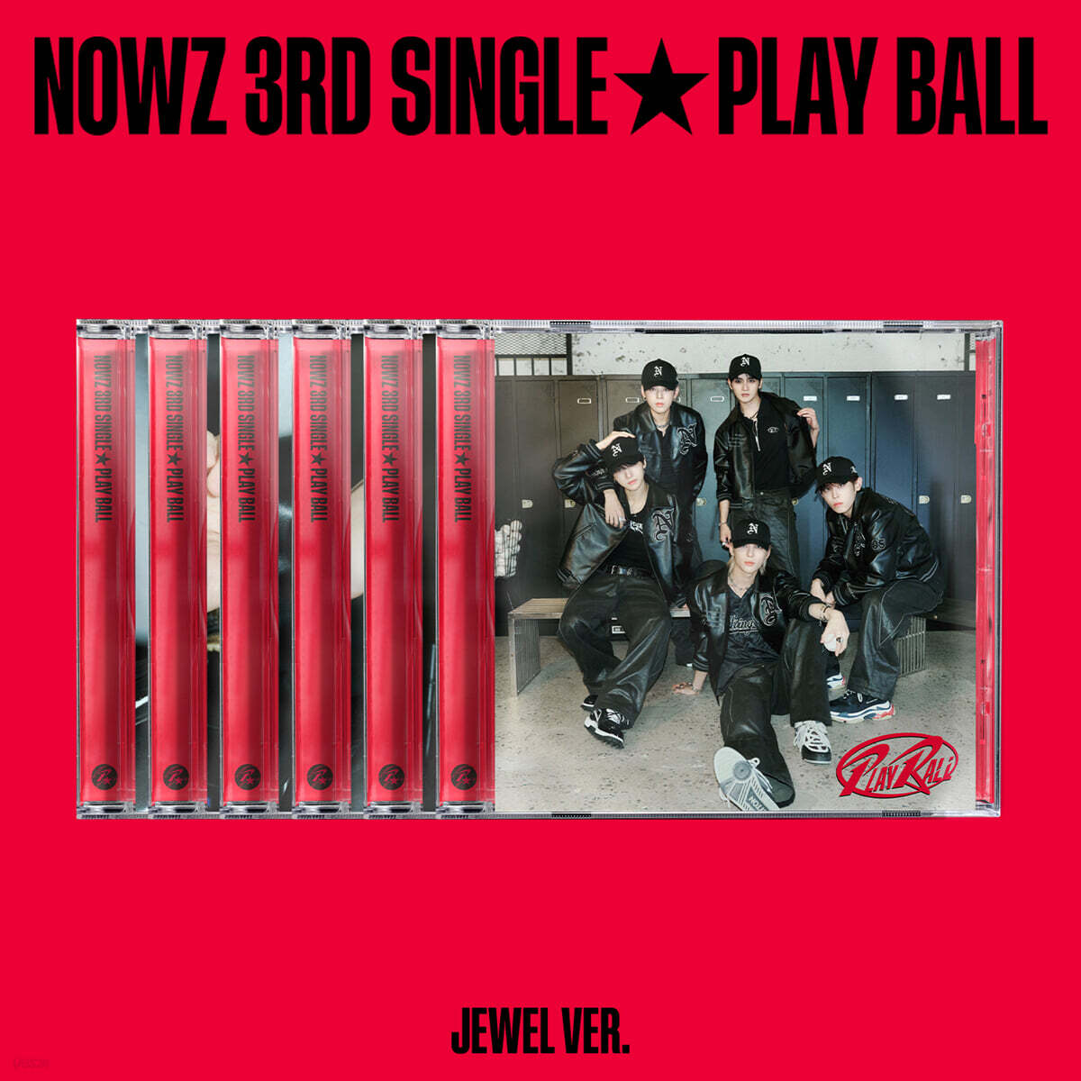 NOWZ - 3RD SINGLE [PLAY BALL] (JEWEL VER.) (6 VERSIONS) - LightUpK