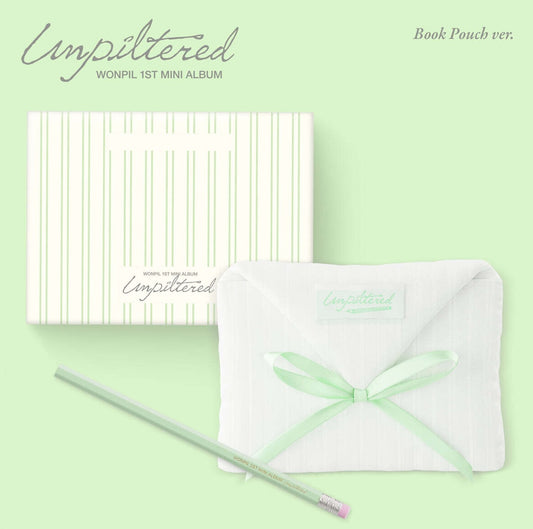 (PRE-ORDER) WONPIL (DAY6) - 1ST MINI ALBUM [UNPILTERED] BOOK POUCH VER. - LightUpK