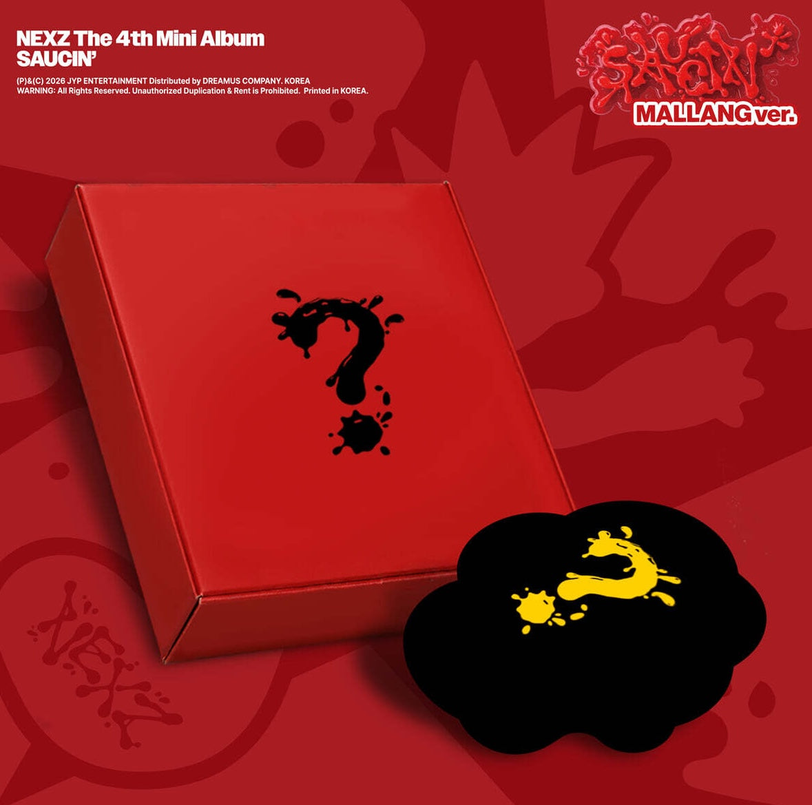 (PRE-ORDER) NEXZ - 4TH MINI ALBUM [SAUCIN'] MALLANG VER.