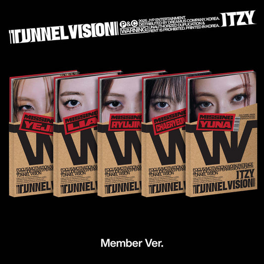 (PRÉCOMMANDE) ITZY - TUNNEL VISION (VERSION MEMBRE) (5 VERSIONS) ALÉATOIRE