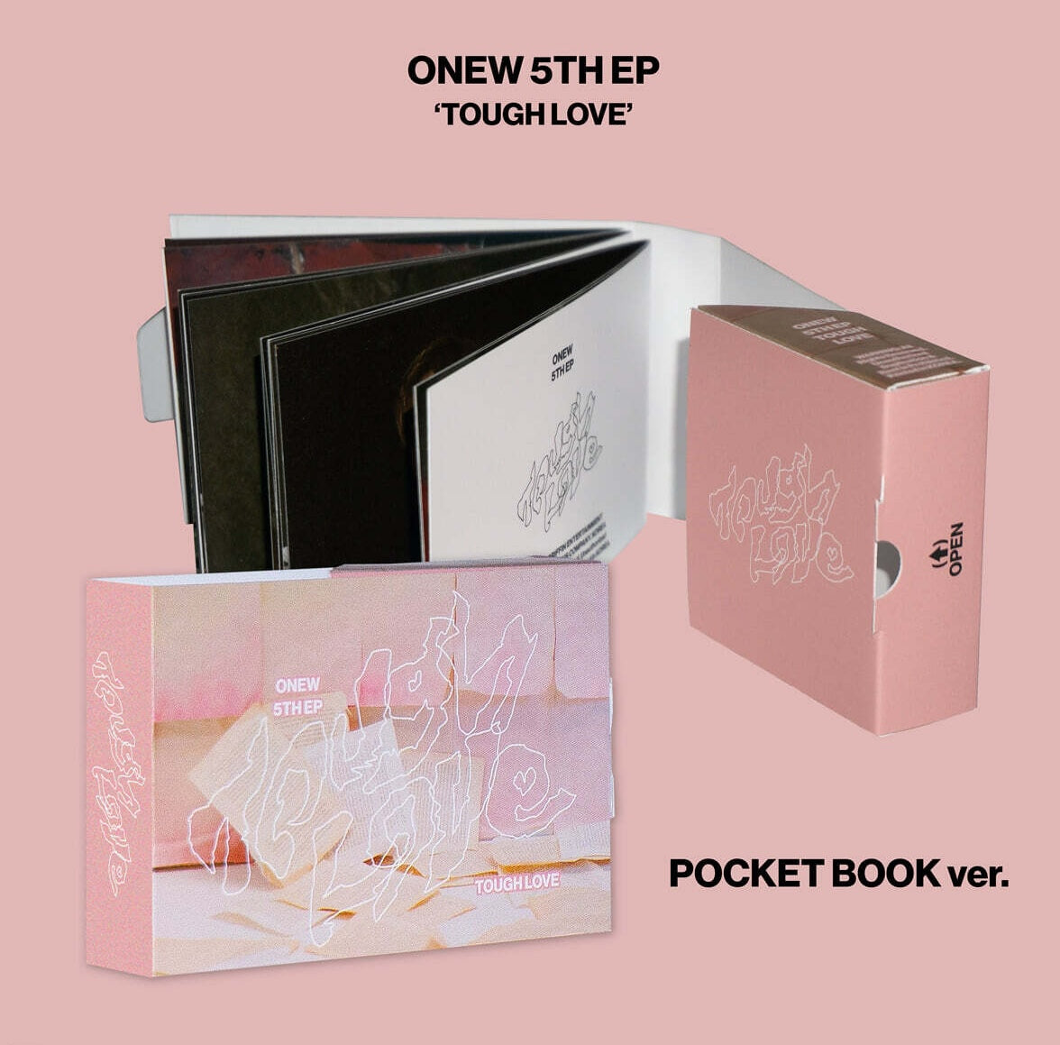 (PRE-ORDER) ONEW - 5TH MINI ALBUM [TOUGH LOVE] (POCKET BOOK VER.) - LightUpK
