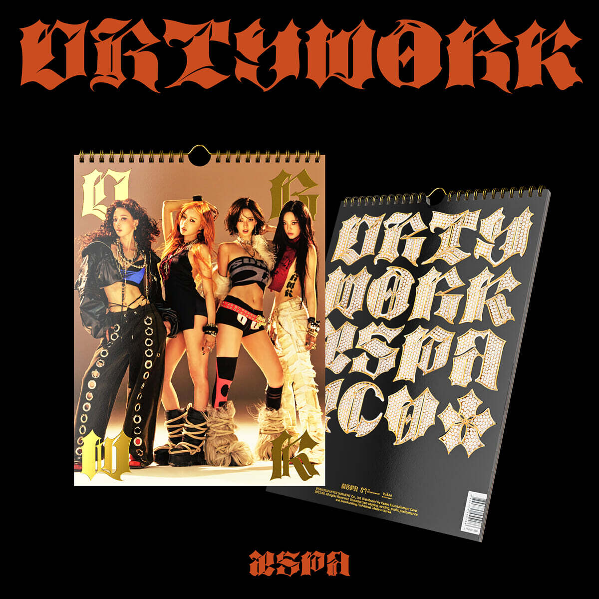 AESPA - SINGLE [DIRTY WORK] (DIRTY WORKER VER.) - LightUpK