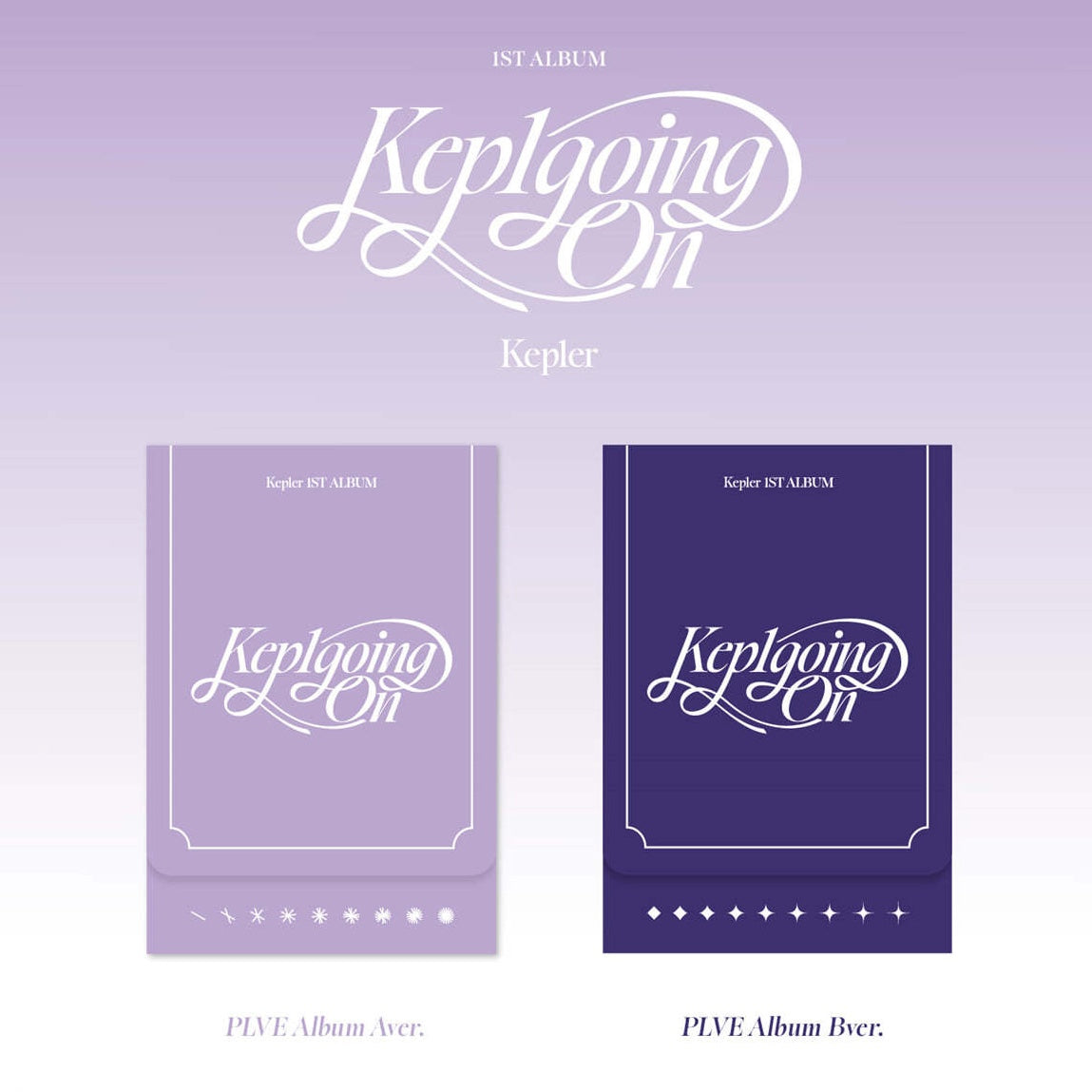 KEP1ER - 1ST ALBUM [KEP1GOING ON] (PLVE VER.) (2 VERSIONS) - LightUpK
