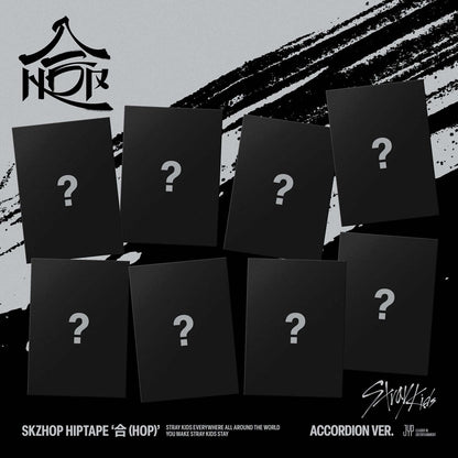 (PRÉCOMMANDE) STRAY KIDS - SKZHOP HIPTAPE [合 (HOP)] (VERSION ACCORDÉON) (8 VERSIONS) ALÉATOIRE