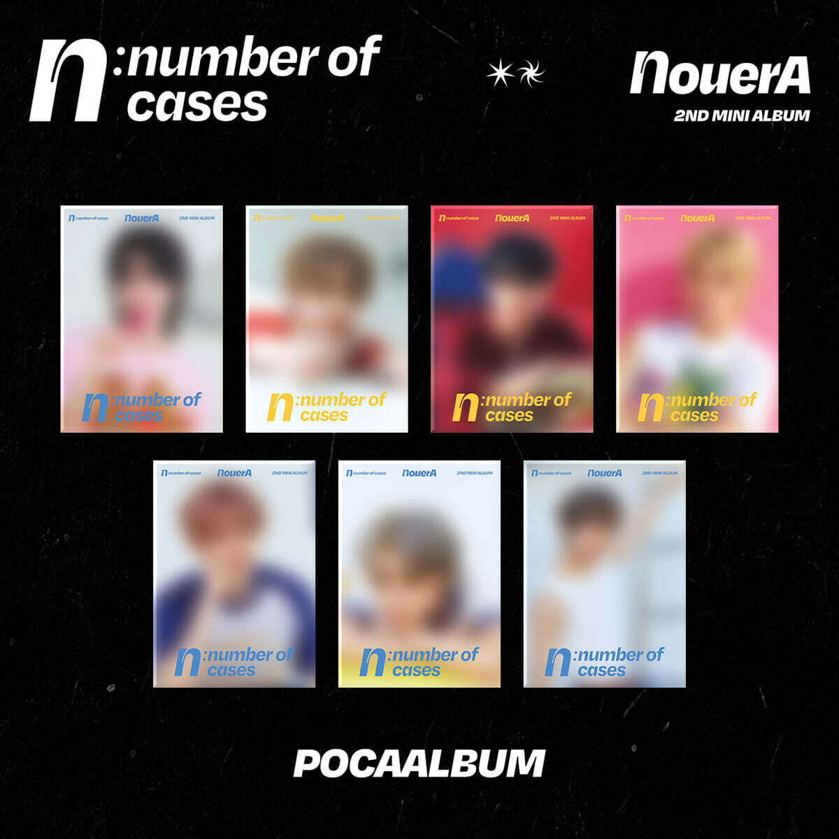 NOUERA - 2ND MINI ALBUM [N: NUMBER OF CASES] (POCA) (7 VERSIONS) - LightUpK