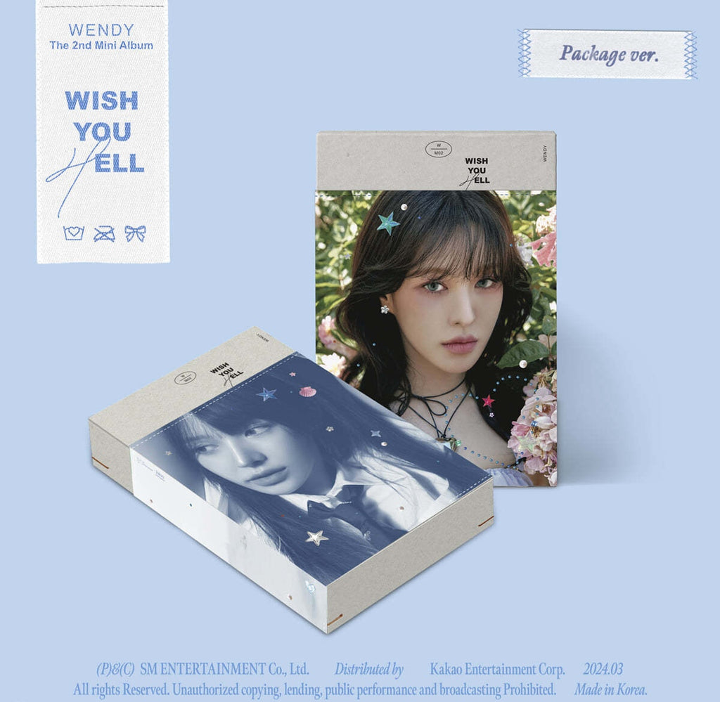 WENDY - 2ND MINI ALBUM [WISH YOU HELL] (PACKAGE VER.) RANDOM COVER