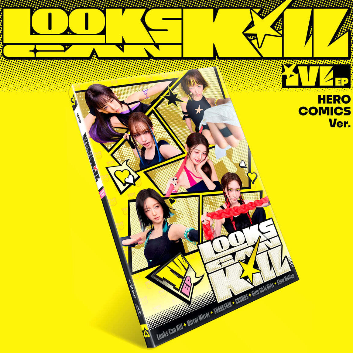 (PRE-ORDER) IVE - EP [LOOKS CAN KILL] HERO COMICS VER. - LightUpK