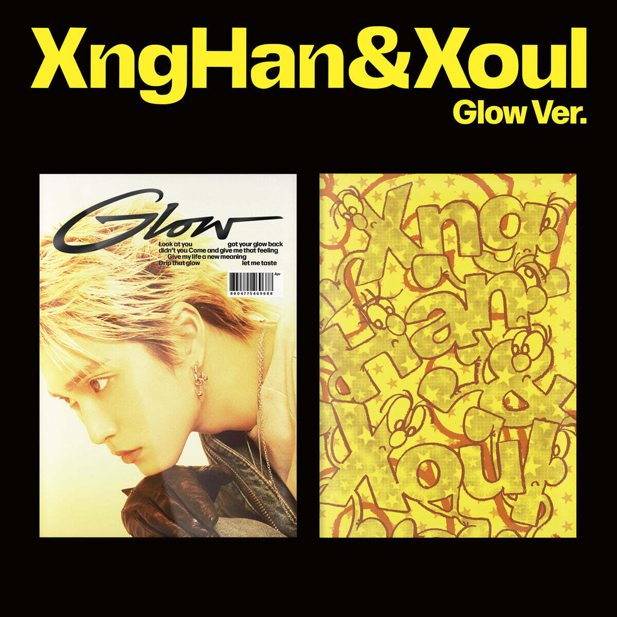 (PRE-ORDER) XNGHAN&XOUL - 1ST MINI ALBUM [GLOW] (2 VERSIONS) RANDOM - LightUpK