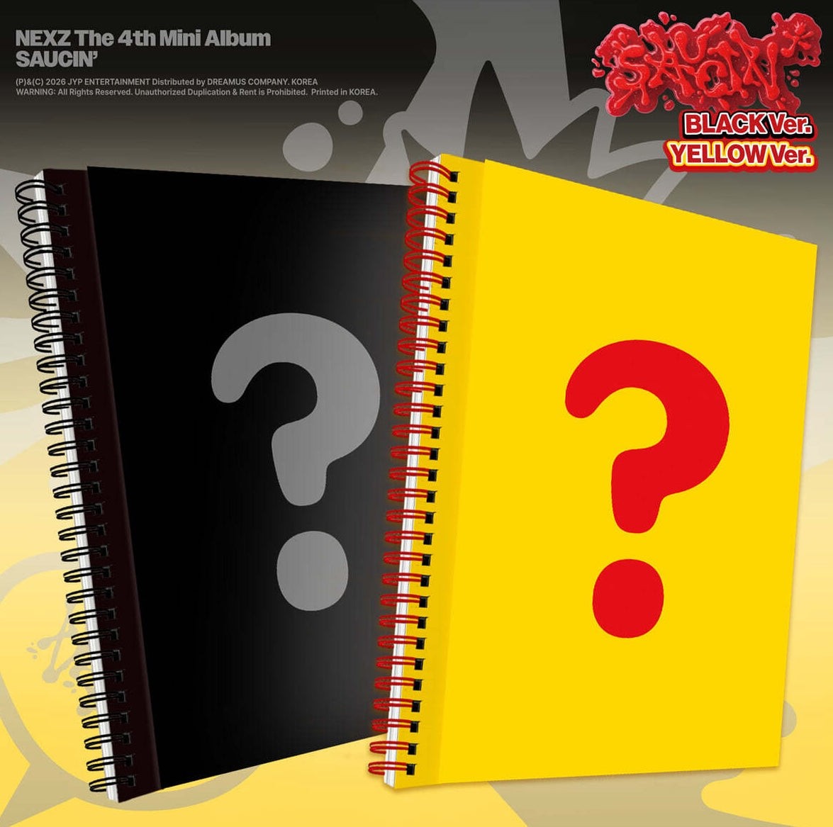 (PRE-ORDER) NEXZ - 4TH MINI ALBUM [SAUCIN'] (2 VERSIONS) RANDOM
