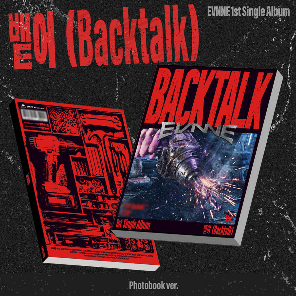 (PRE-ORDER) EVNNE - 1ST SINGLE ALBUM [BACKTALK] - LightUpK