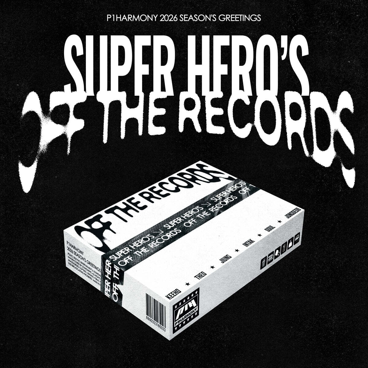 P1HARMONY - 2026 SEASON'S GREETINGS [SUPER HERO'S OFF THE RECORDS] - LightUpK