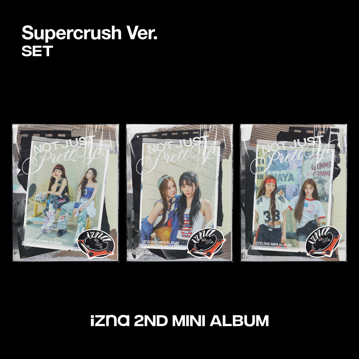 IZNA - 2ND MINI ALBUM [NOT JUST PRETTY] POSTERBOOK VER (3 VERSIONS) - LightUpK