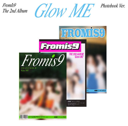 (PRE-ORDER) FROMIS_9 - 2ND ALBUM [GLOW ME] (PHOTOBOOK VER.) (3 VERSIONS) RANDOM
