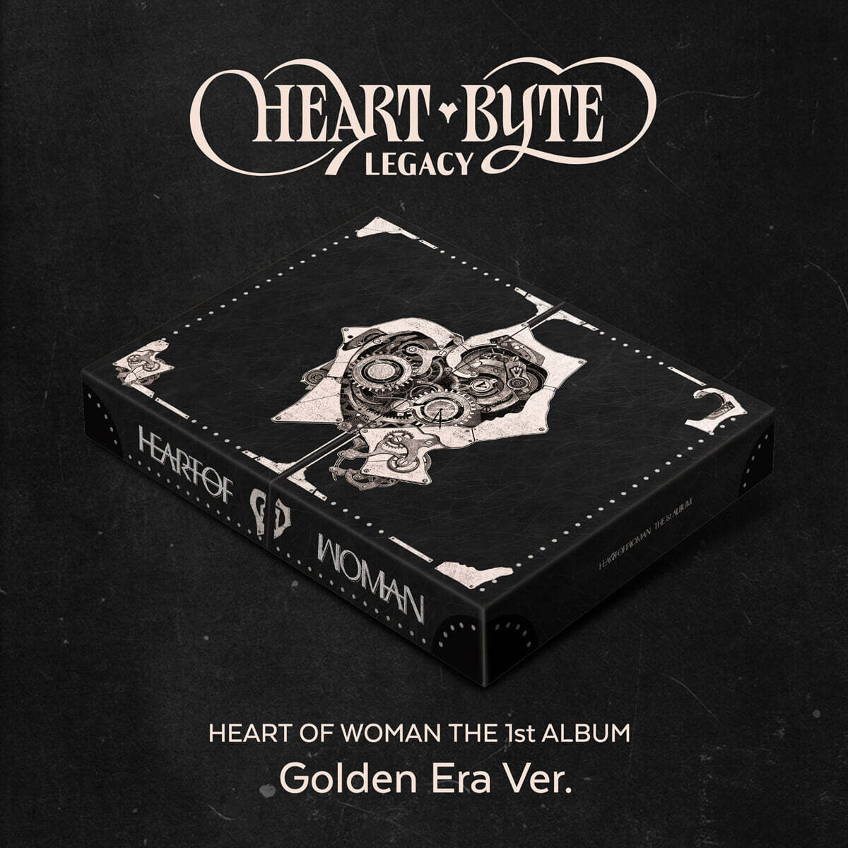 (PRE-ORDER) HEART OF WOMAN - THE 1ST ALBUM [HEART BYTE : LEGACY] GOLDEN ERA VER. - LightUpK