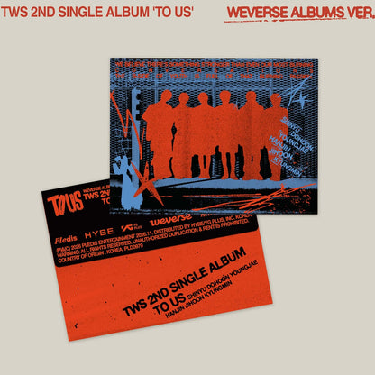 (PRE-ORDER) TWS - 2ND SINGLE ALBUM [TO US] WEVERSE ALBUMS VER.