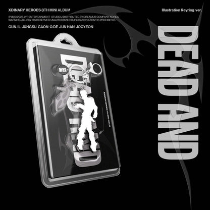 (PRE-ORDER) XDINARY HEROES - 8TH MINI ALBUM [DEAD AND] ILLUSTRATION KEYRING VER. - LightUpK