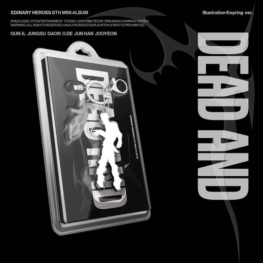 (PRE-ORDER) XDINARY HEROES - 8TH MINI ALBUM [DEAD AND] ILLUSTRATION KEYRING VER. - LightUpK
