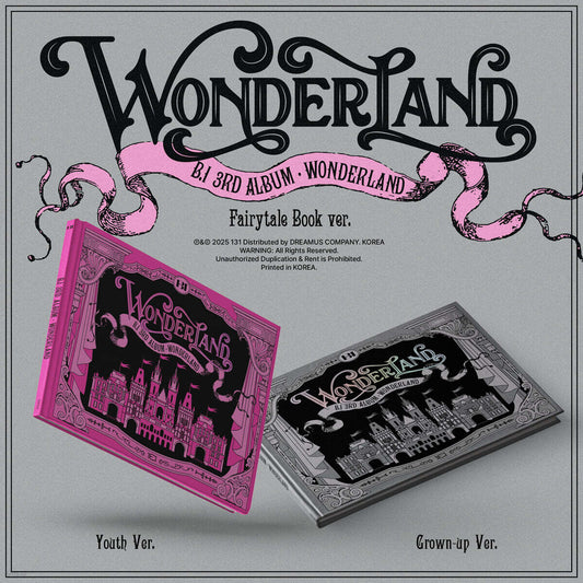 B.I - 3RD ALBUM [WONDERLAND] (FAIRY TALE VER.) (2 VERSIONS) - LightUpK