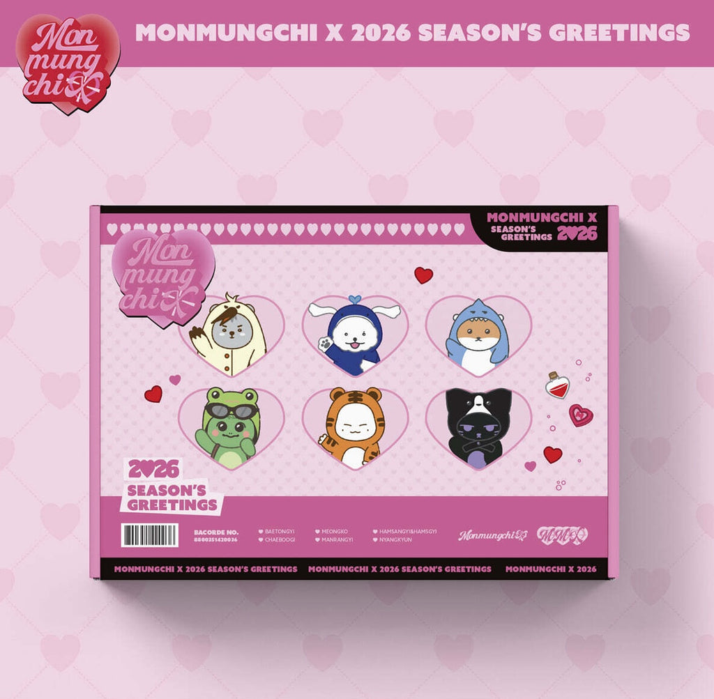 (PRE-ORDER) MONSTA X - MONMUNGCHI X - 2026 SEASON'S GREETINGS
