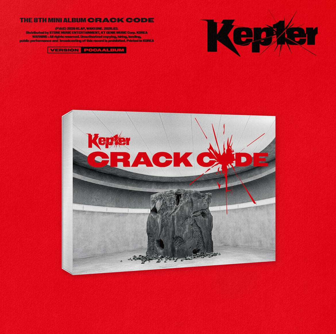 (PRE-ORDER) KEP1ER - THE 8TH MINI ALBUM [CRACK CODE] (POCAALBUM VER.) - LightUpK