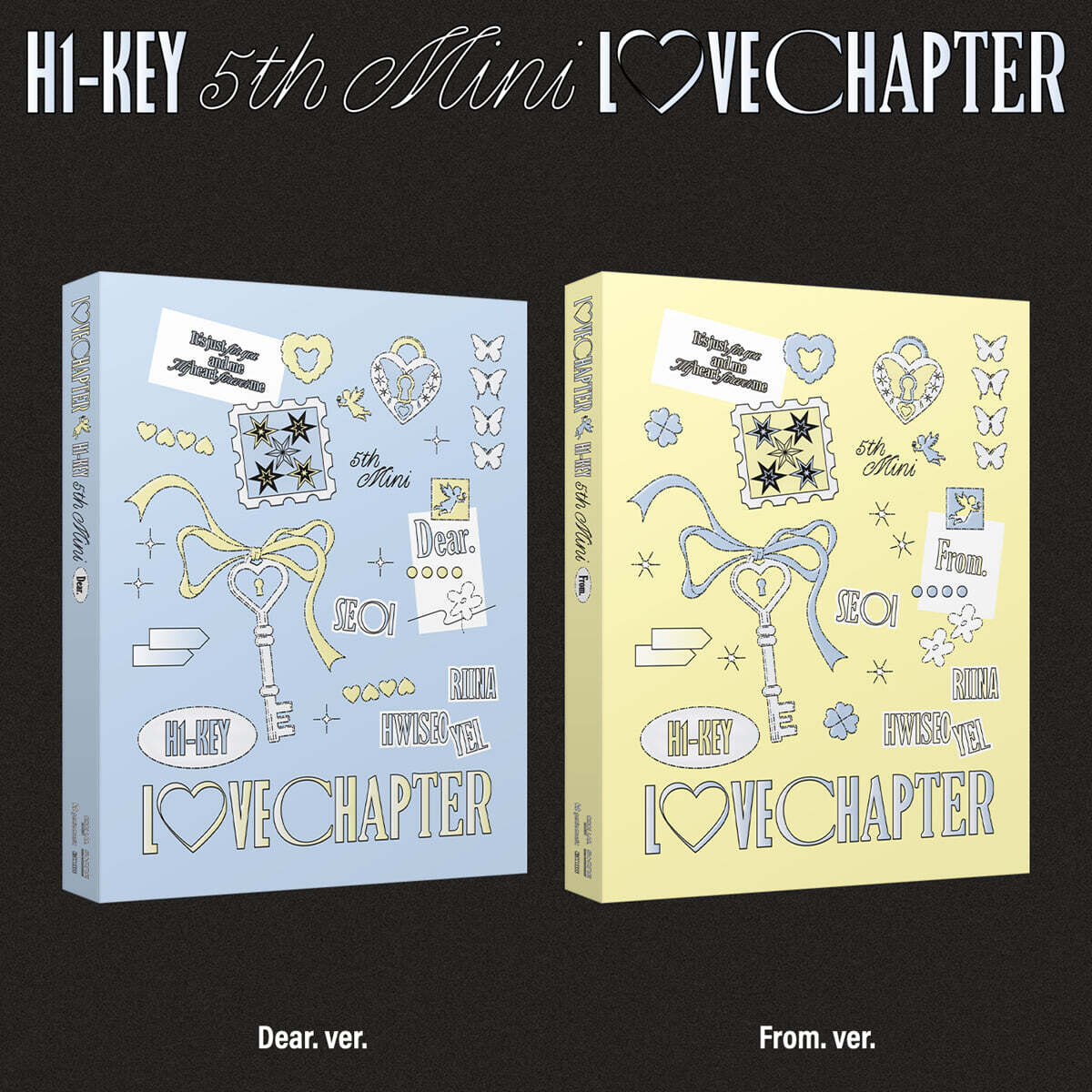 (PRE-ORDER) H1-KEY - 5TH MINI ALBUM [LOVECHAPTER] (2 VERSIONS) RANDOM - LightUpK
